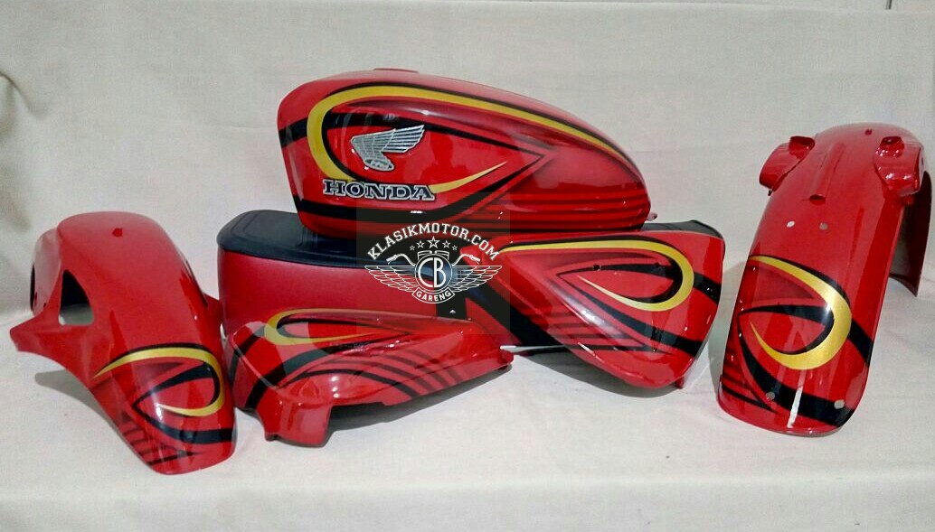 Body Set CB Racing merah