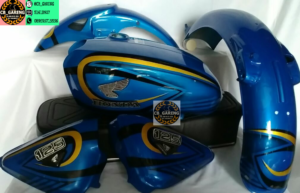 Bodyset CB Racing Biru