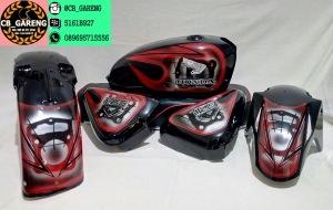Body CB Glatik Hitam Merah
